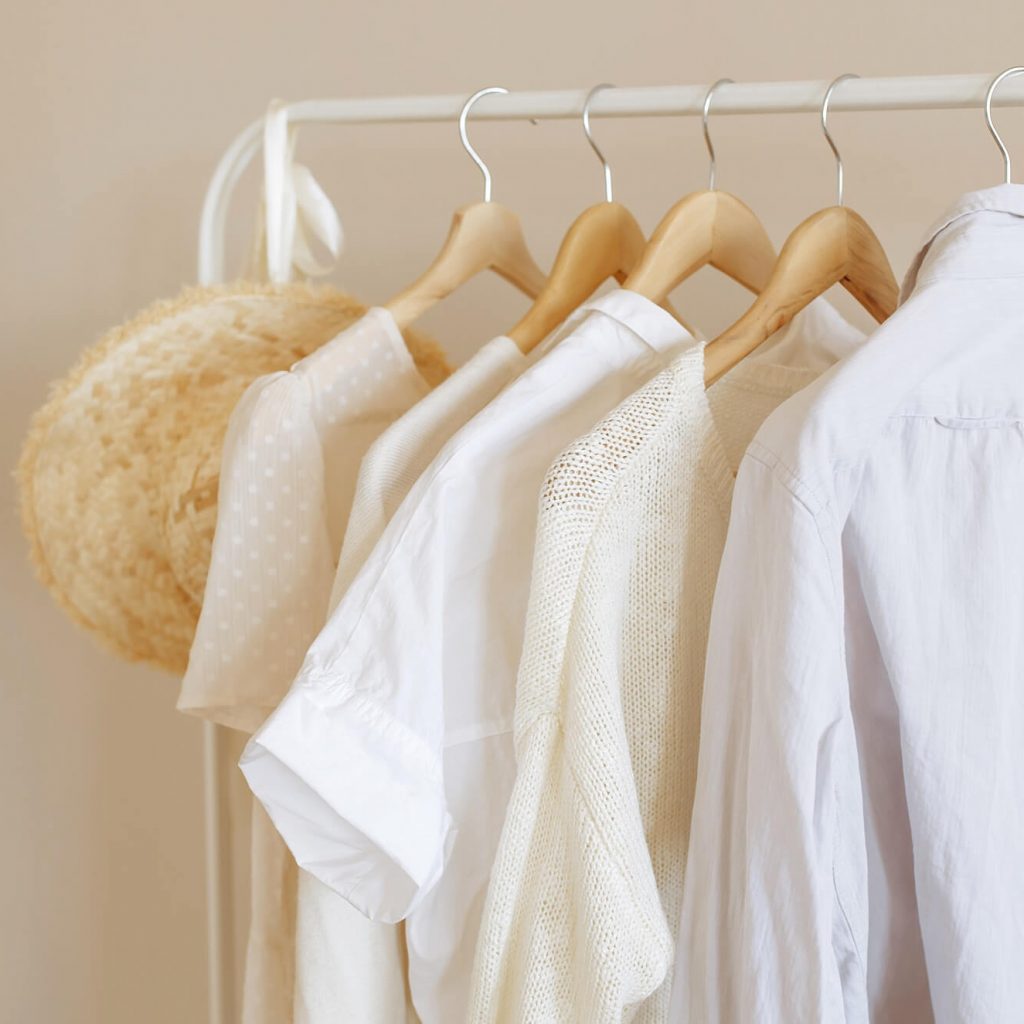 minimalistic fashion clothes on a hanger m75c4eb